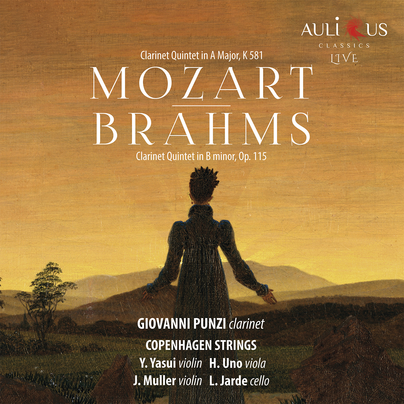 Mozart: Clarinet Quintet in A Major K 581 – Brahms: Clarinet Quintet in B Minor Op. 115