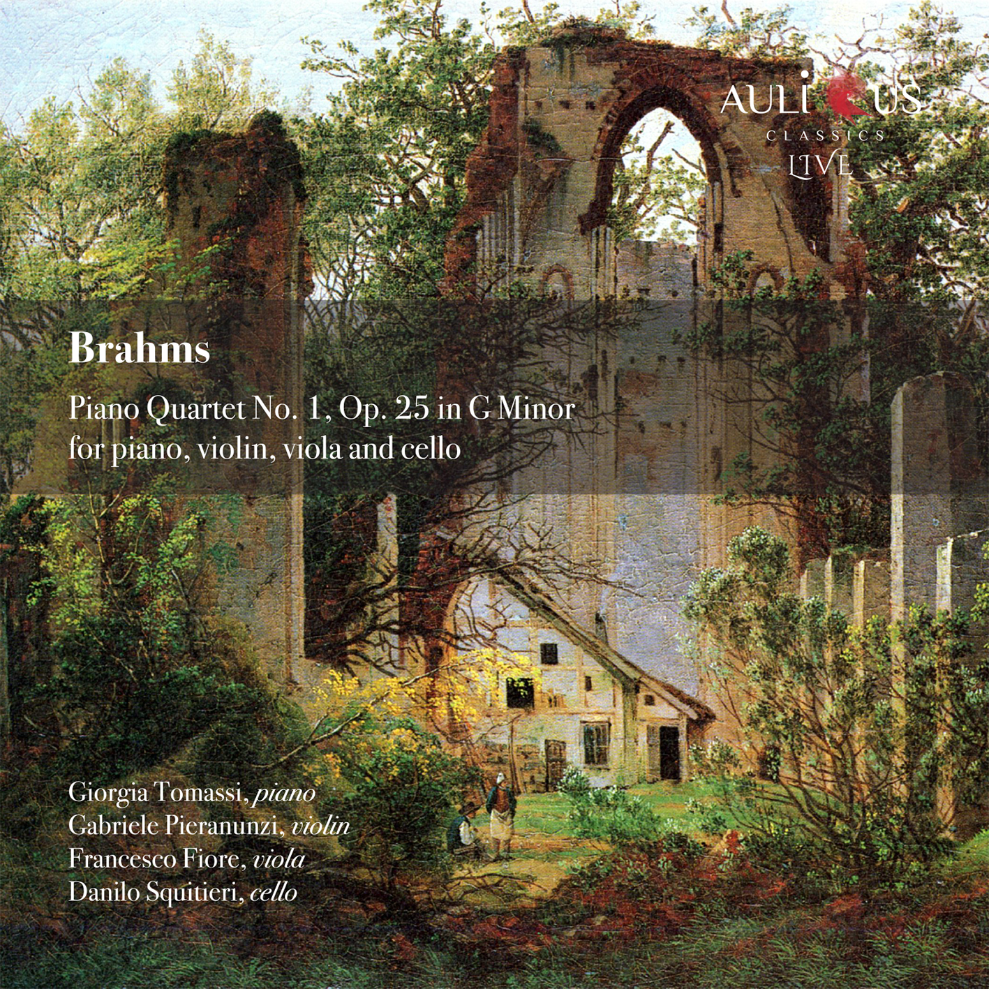 Brahms: Piano Quartet No. 1, Op. 25 in G Minor for Piano, Violin, Viola and Cello