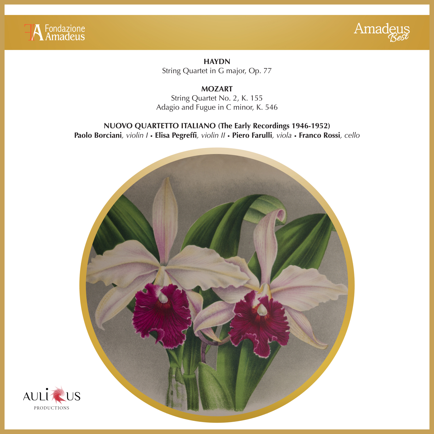 Haydn: String Quartet in G Major, Op. 77 – Mozart: String Quartet No. 2, K. 155, Adagio and Fugue in C Minor, K. 546