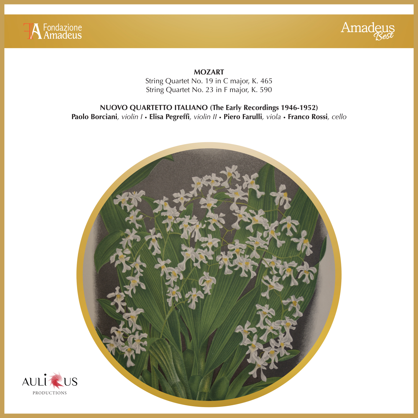 Mozart: String Quartet No. 19 in C Major, K. 465 – String Quartet No. 23 in F Major, K. 590